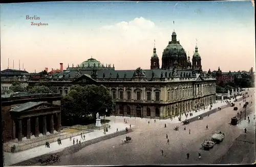 Ak Berlin Mitte, Zeughaus, Unter den Linden