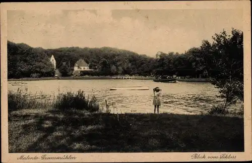 Ak Gremsmühlen Malente in Ostholstein, Blick vom Schloss