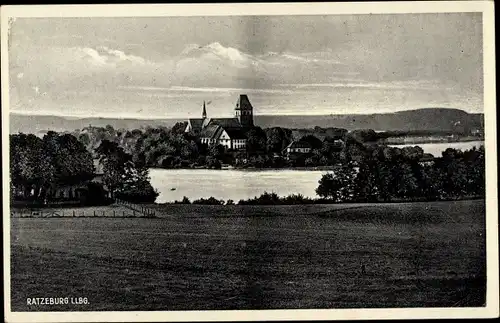 Ak Ratzeburg im Herzogtum Lauenburg, Totalansicht