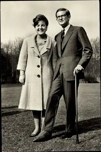 Ak Prinzessin Margriet der Niederlande, Pieter van Vollenhoven, 1965