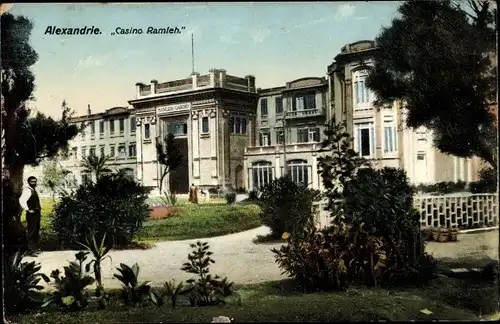 Ak Alexandria Ägypten, Casino Ramleh