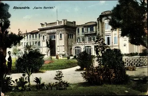 Ak Alexandria Ägypten, Casino Ramleh