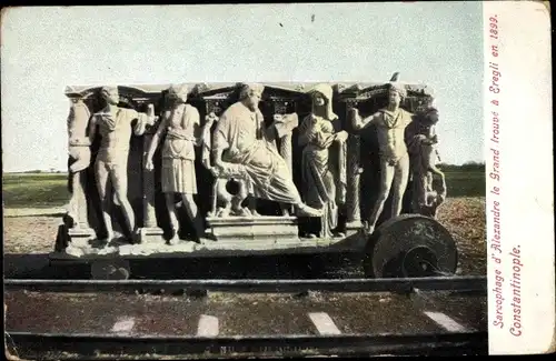 Ak Konstantinopel Istanbul Türkei, Sarkophag Alexanders des Großen