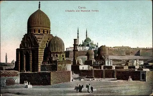 Ak Kairo Kairo Ägypten, Zitadelle, Mamluk-Gräber