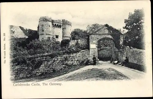 Ak Carisbrooke Isle of Wight England, Schloss, Gateway