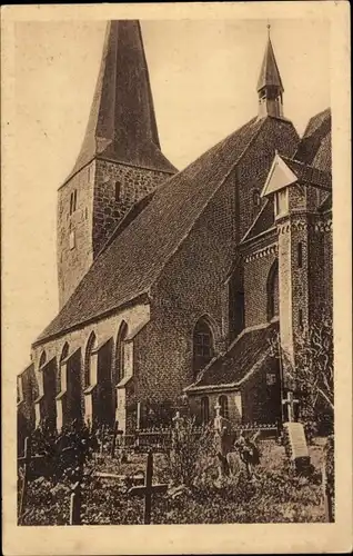 Ak Petersdorf Insel Fehmarn, Kirche