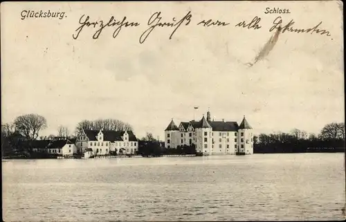 Ak Glücksburg an der Ostsee, Schloss