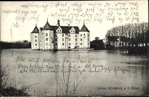 Ak Glücksburg an der Ostsee, Schloss Glücksburg