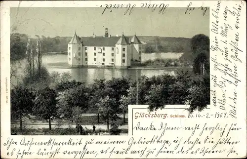 Ak Glücksburg an der Ostsee, Schloss