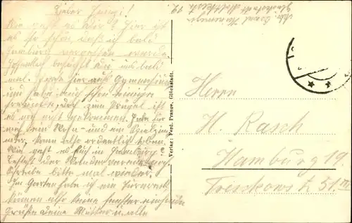 Ak Glückstadt an der Elbe, Wasserturm