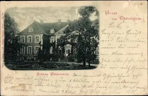Ak Harmsdorf in Holstein, Gut Güldenstein, Schloss