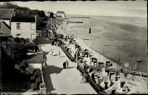 Ak Wyk auf Föhr Nordfriesland, Strand, Promenade