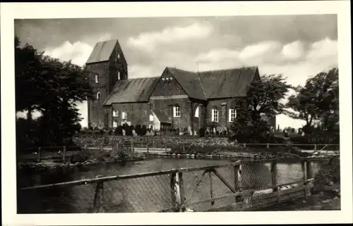 Foto Ak Nieblum auf der Insel Föhr Nordfriesland, Kirche