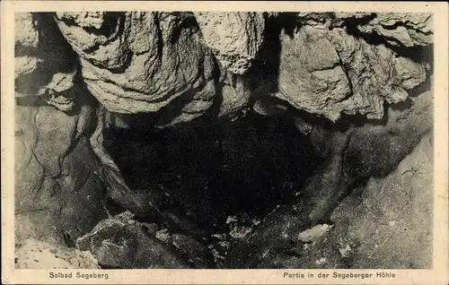 Ak Bad Segeberg, Segeberger Höhle, Felsen