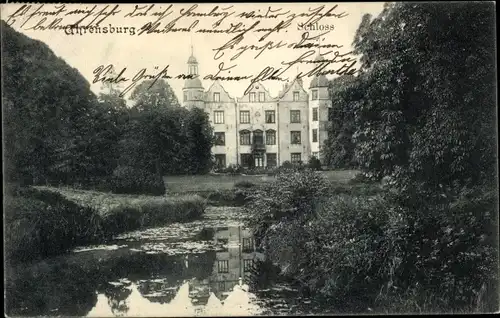 Ak Ahrensburg in Holstein, Schloss, Parkanlage