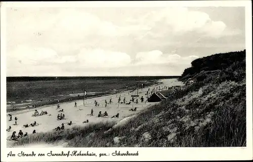 Ak Surendorf Schwedeneck in Schleswig Holstein, Hohenhain, Strand