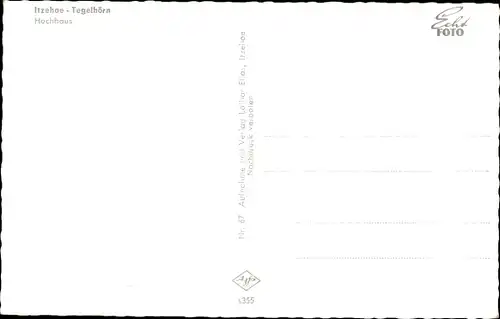 Ak Tegelhörn Itzehoe, Hochhaus