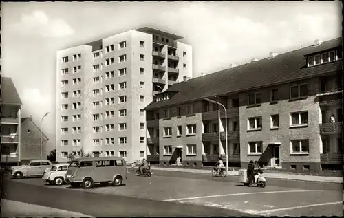 Ak Tegelhörn Itzehoe in Holstein, Marienburger Platz, Hochhaus