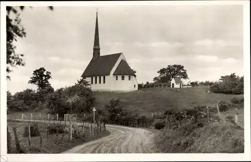 Ak Fargau am Selenter See, Kirche, Gasthaus Zur Edeltanne