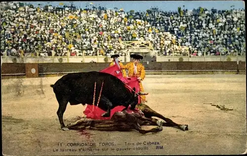 Ak Corrida de Toros, Toro de Cabeza