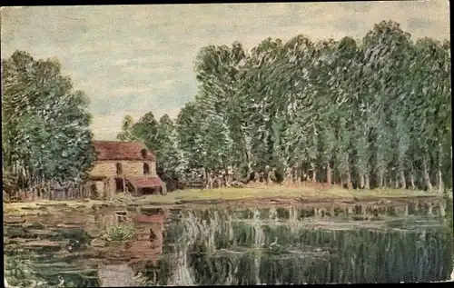 Künstler Ak Sisley, A., Bords du Loing