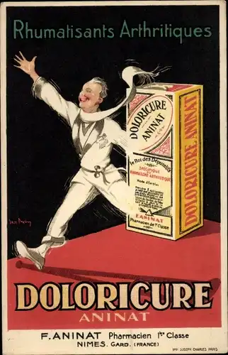 Künstler Ak Doloricure Aninat, Rhumatisants Arthritiques, F. Aninat, Nimes
