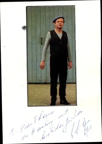 Ak Schauspieler, Ganzkörperportrait, Autogramm