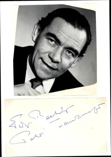 Ak Schauspieler Peter Frankenfeld, Portrait, Autogramm