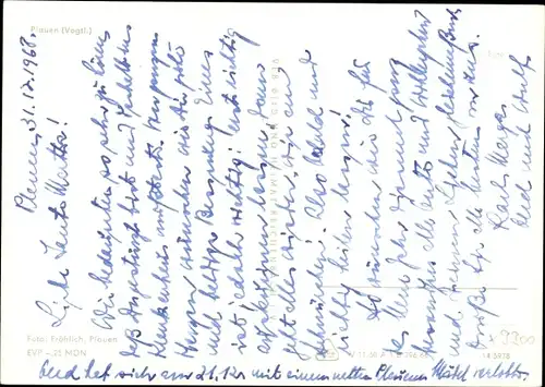 Ak Plauen im Vogtland, Teilansicht, Rathaus