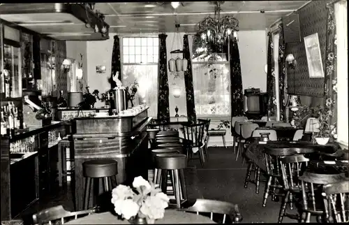 Ak Reeuwijk Südholland, Hotel-Cafe-Restaurant Het witte paard, Speiseraum