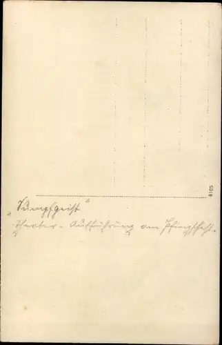 Foto Ak Schauspieler bei einer Theateraufführung als Waldgeist