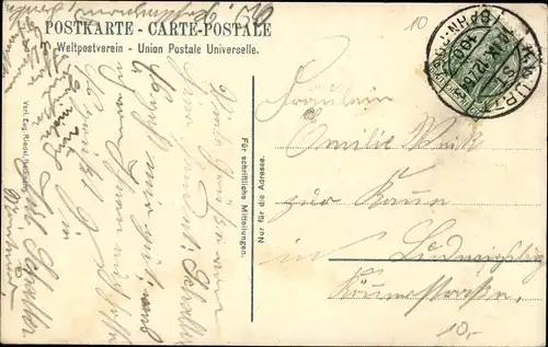 Ak Backnang in Württemberg, Bahnhof, Straßenpartie