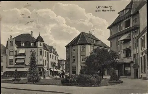 Ak Oldenburg im Großherzogtum Oldenburg, Julius Mosen-Platz