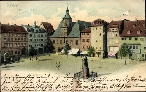 Ak Jena in Thüringen, Marktplatz