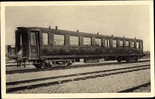 Ak Französische Eisenbahn, Chemin de Fer de Paris a Orleans, Personenwaggon 2. und 3. Klasse