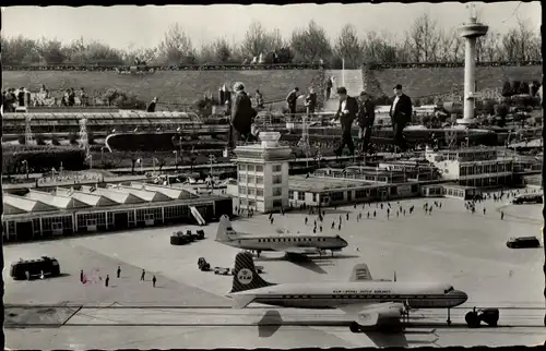 Ak Den Haag Südholland Niederlande, Miniatuurstad Madurodam, Vliegveld