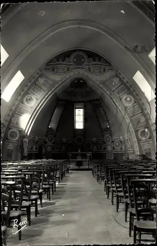 Ak Fort Mahon Plage Somme, Inneres der Kirche