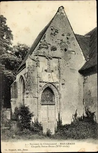 Postkarte Maillebois Eure et Loir, Kapelle Notre-Dame