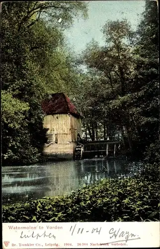 Ak Vorden Gelderland, Wassermühle