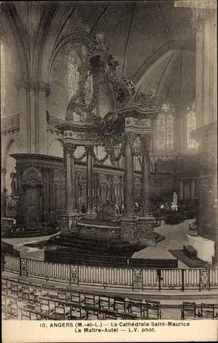 Ak Angers Maine et Loire, Kathedrale Saint-Maurice