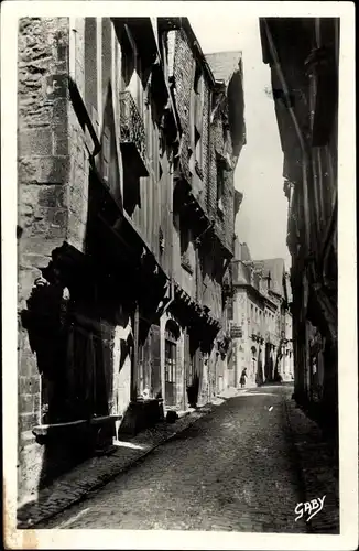 Ak Vitré Ille-et-Vilaine, Rue Baudrairie