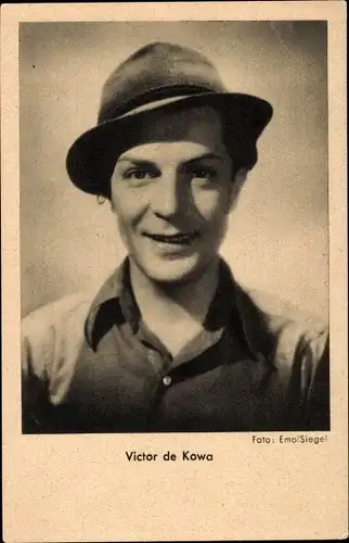 Ak Schauspieler Victor de Kowa, Portrait