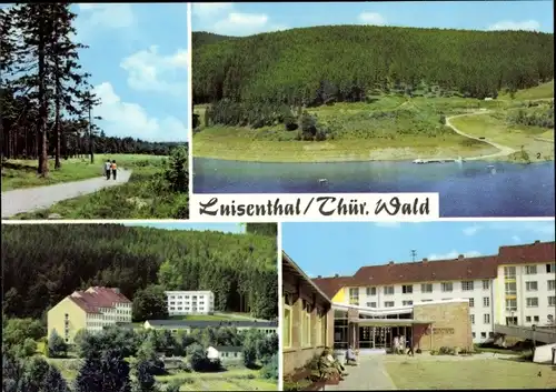 Ak Luisenthal im Thüringer Wald, Kammwanderung, Ohratalsperre, FDGB-Erholungsheim Adolf Deter