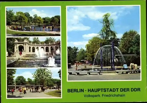 Ak Berlin Friedrichshain, Volkspark Friedrichshain, Märchenbrunnen
