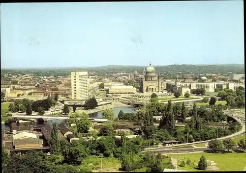 Ak Potsdam, Blick vom Brauhausberg