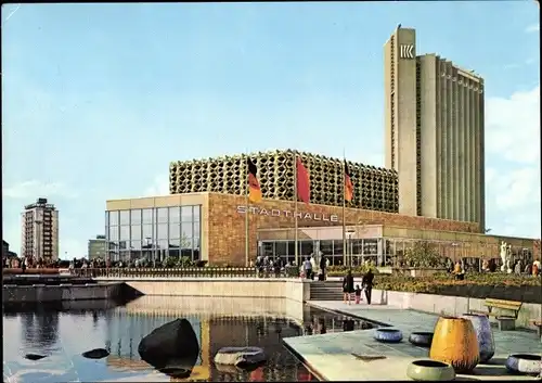 Ak Karl Marx Stadt Chemnitz in Sachsen, Stadthalle