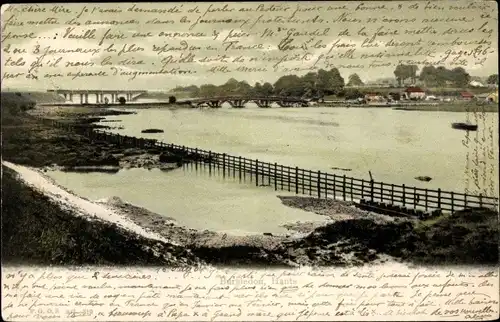 Ak Bursledon Südostengland, Gesamtansicht