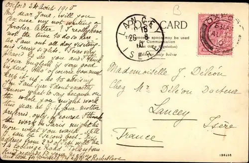 Ak Oxford Oxfordshire England, The Cherwell