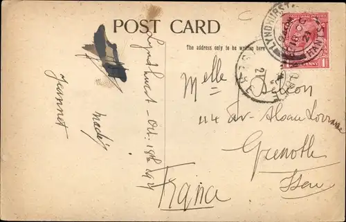 Ak Lyndhurst Hampshire England, Bournemouth Road