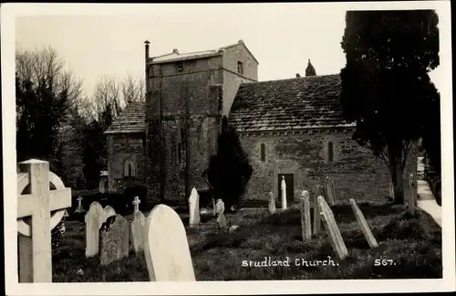 Ak Studland Dorset England, Kirche